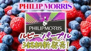 フィリップモリス430円の新作ルビー・パープルが登場
