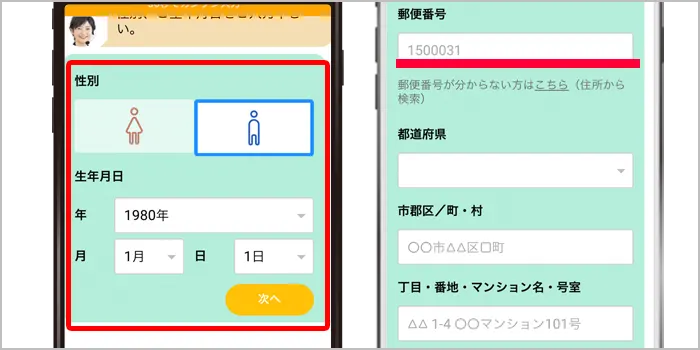 ドクタースティックタイプX公式サイトで申し込みする流れ5