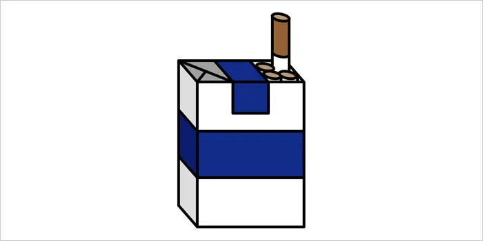 紙巻きタバコのイラスト