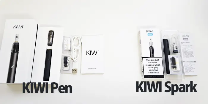 KIWI SparkとKIWI Penの付属品