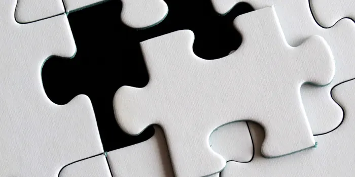 一つだけ外れたパズル