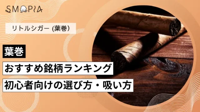 葉巻のおすすめ銘柄ランキング｜初心者向けの選び方・吸い方