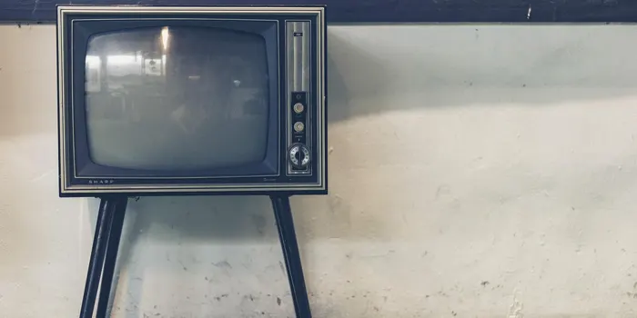 昔のテレビの写真