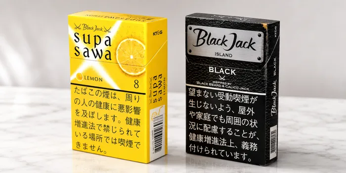 ブラックジャックのパッケージ2種類