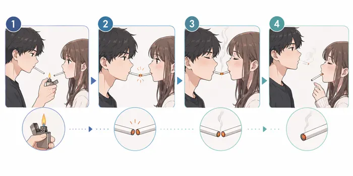 シガーキスのやり方