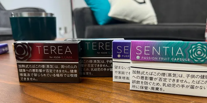 アイコスのテリアとセンティアが並んでいる画像