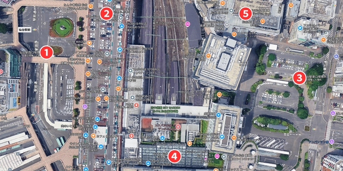 【最新】仙台駅周辺の喫煙所