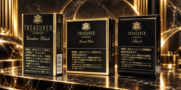 トレジャラーのブラック系パッケージ