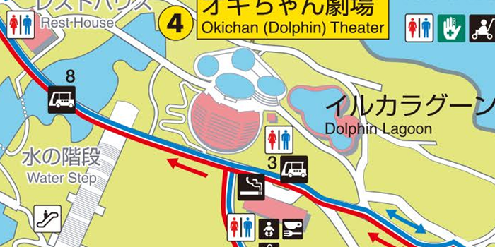 オキちゃん劇場、遊覧車の遊覧ポイント3そば