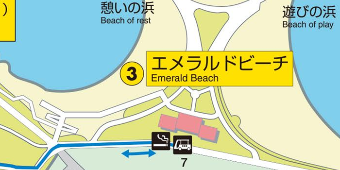 エメラルドビーチ、遊覧車の遊覧ポイント7そば