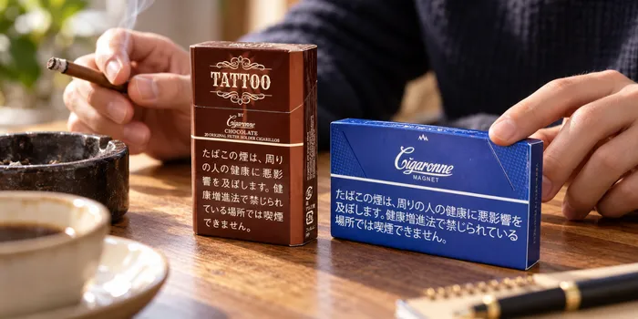 シガローネの喫煙イメージ