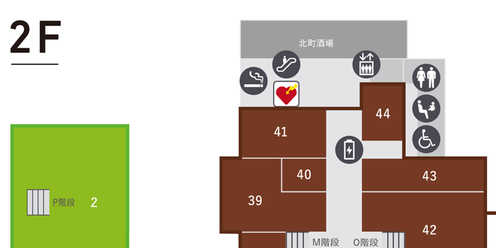 東京駅一番街の2階