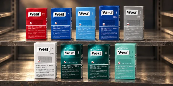 ウエストの販売終了タバコ